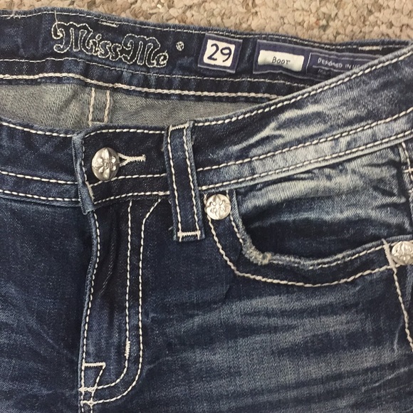 Miss Me Boot Cut Jeans - Picture 3 of 4